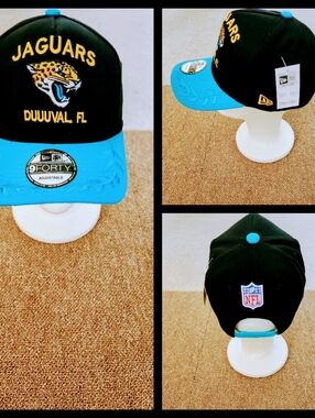JACKSONVILLE JAGUARS NFL FOOTBALL SNAPBACK HAT.
